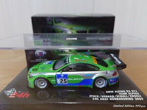 ミニチャンプス BMW ALPINA B6 GT3 #25 1/43ミニカー