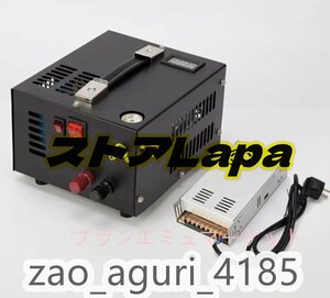 12V 30Mpa 4500PSI 300Bar車の高圧空気圧縮機、ミニPCPポンプ、インフレーターポンプ、水中呼吸装置、空気ポンプ (力のある機械)