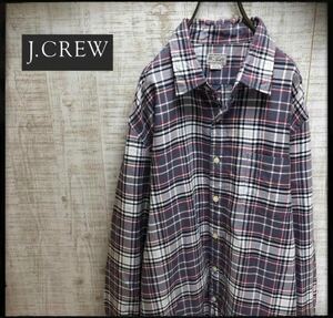 J.CREW ジェイクルー チェックシャツ グレー系　長袖