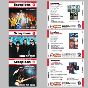 【スペシャル版】SCORPIONS CD1+2+3 超大全集 まとめて27アルバムMP3CD 3P⊿