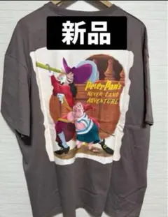 [新品] ピーターパンのネバーランドアドベンチャー Tシャツ　フック船長