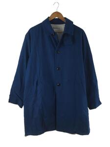 EEL◆ステンカラーコート/M/コットン/BLU/無地/E-20100/Sakura Coat