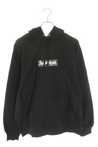 シュプリーム パーカー 19AW Bandana Box Logo Hooded Sweatshirt サイズ:XL バンダナボックスロゴプルオーバーパーカー 中古 OM10