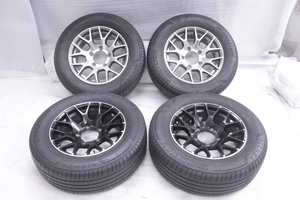 45-231★美品★DAMD little G★16×6.0J -5 5穴 PCD 139.7 タイヤホイール4本 215/65R16 98H JB74W ジムニーシエラ スズキ (YM)