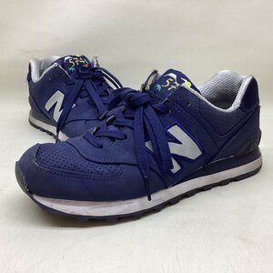 ■New Balance ニューバランス ML574SKH ロースニーカー サイズ25.5㎝ ネイビー 中古品 /0.58kg■