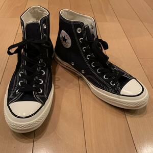 CONVERSE コンバース チャックテイラー CT70 ブラック 黒 ハイカット US9 27.5cm 三ツ星 オールスター 70s ヴィンテージ 初期 希少 