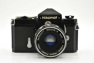 NIKON ニコン Nikomat ニコマート FTN 50mm F2 ブラック フィルムカメラ 簡易動作確認//C027623