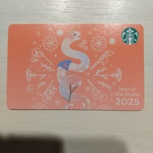 【スターバックスカード】イヤーオブザスネイク*1000円分入金済*PIN未削り