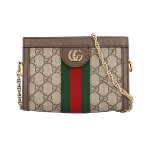 グッチ オフィディア ショルダーバッグ GGスプリームキャンバス 602676 520981 ブラウン レディース GUCCI 中古 美品