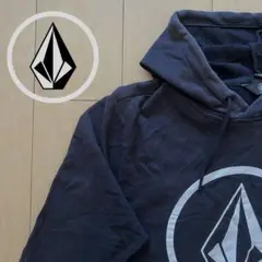 古着　ボルコム　VOLCOM   パーカー　スウェット　S   ブラック