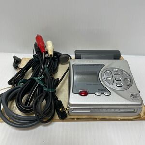 ケンウッド　ポータブルMDレコーダー　DMC-J7R ジャンク　現状品　汚れあり　KENWOOD MiniDisc