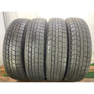 2021年製 8～9分山 ダンロップ WINTERMAXX 03 155/80R13 79Q 4本/札幌市手渡し可/中古スタッドレスタイヤ(冬タイヤ) カローラ等 B2_62