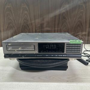 MYM9-161 激安 CDプレーヤー SONY CDP-V610 COMPACT DISC PLAYER 通電未確認 中古現状品 ※3回再出品で処分