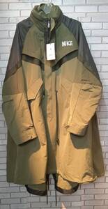 NIKE ナイキ SACAI サカイ コラボ NRG Trench Jacket DQ9028-222 コート カーキ 2XLサイズ