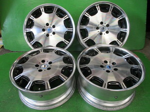 ワーク/シュバート/SW3☆19インチ/8.5J+40/9.5J+45☆5/114.3☆中古/4本/ディッシュ/ブラポリ/格安/即決