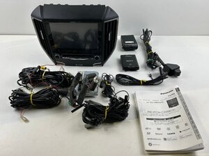 スバル　純正　インプレッサXV　DBA-GT7　カーナビ　CN-LR830DFC　専用サイズ　専用ケーブル付　ドラレコ/ETC/説明書付　2017年地図データ