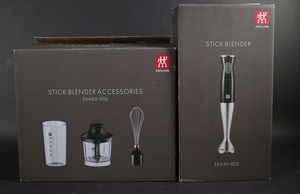 未使用品　フードプロセッサー 36430-002 / 36460ー006 ZWILLING J.A. HENCKELS ハンドブレンダー/アクセサリーセット 