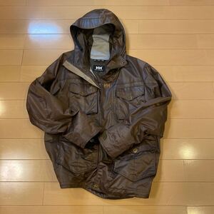 HELLY HANSEN スノボ ジャケット　ウェア L 革ジャン風