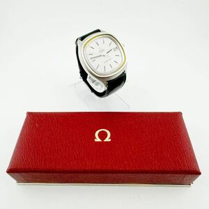 OMEGA オメガ メンズ 腕時計 クォーツ シーマスター SEAMASTER 箱付 革ベルト 【a1902】
