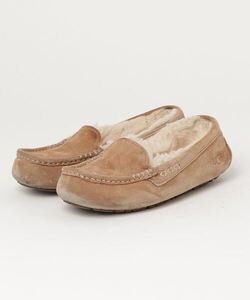 「UGG」 モカシンシューズ 22cm ブラウン レディース