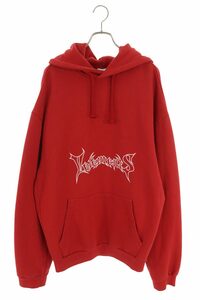 ヴェトモン パーカー 16AW 韓国限定 Fake Collection サイズ:M メタルロゴオーバーサイズパーカー 中古 SB01