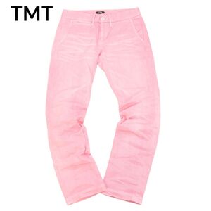 TMT ティーエムティー 【STRECH COLOROVER-DYE PANTS】 髭落ち加工★ ストレッチ カラーオーバーダイ パンツ Sz.S　メンズ　I4B01374_7#R