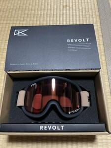 中古 23-24 REVOLT SUPER LIGHT FRAME RL108PCPPリボルト スーパーライトフレーム 調光 偏光 国内正規品 スキー スノーボード ゴーグル