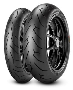 ※前後セット 国内正規品 PIRELLI DIABLO ROSSO II　120/70ZR17 58W &200/50ZR17 75W TL 品番:2322000 　　B-KING ZX12R