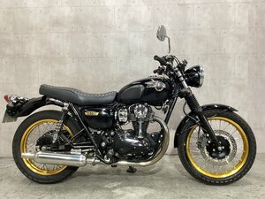 W800 スペシャルエディション★美車★車検残(R8年10月迄)・即納可・ビート製ナサートトラッドマフラー・ETC装備・法定点検済み・ ck1400