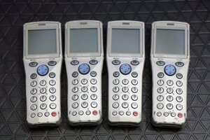 ◆現状渡し/4台1セット◆ KEYENCE/キーエンス ハンディターミナル ★BT-500/バッテリー欠品★ 在262S