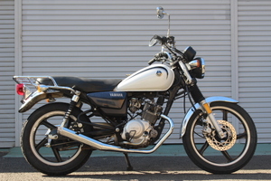 ヤマハ　YB125SP エキゾーストマフラー QUIET　クロムメッキ　ORM製　クワイエット