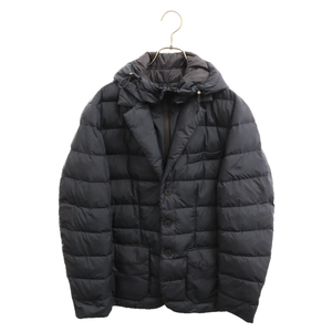 MONCLER モンクレール VERN GIUBOTTO フード付きダウンジャケット ネイビー E20913092680