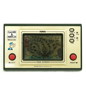 1000円スタート ゲーム機 ゲームウォッチ GAME&WATCH ポパイ POPEYE PP-23 Nintendo 1981年 昭和レトロ レトロゲーム 当時物 11 HH30017