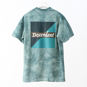 送料230円～ 国内正規品 新品 18ss DESCENDANT MAHI MAHI / TIE DYE SS GREEN サイズ2 タグ付き ディセンダント タイダイ Tシャツ 緑