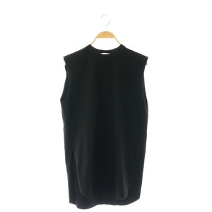 エイトン ATON ROUND HEM TANKTOP ラウンドヘムタンクトップ 02 S 黒 ブラック /KO ■OS レディース