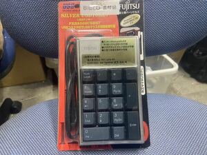 【未使用品】FUJITSU/富士通パーソナルズ　有線USBテンキー　テンキーボード　入力装置【FKB8566USBSV】F-37