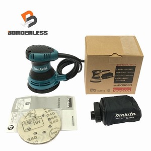 ☆未使用品☆makita マキタ 125mm ランダムオービットサンダ BO5030 研磨 研削 サンダー 101213