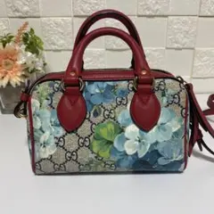 超美品 GUCCI GG ブルームス 2wayバッグ ミニボストン