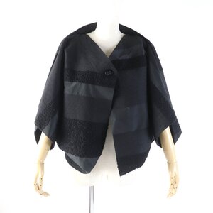 極美品★ISSEY MIYAKE イッセイミヤケ 132 5. 18AW IL83FD542 変形 ジャケット アウター ブラック 3 日本製 正規品 レディース