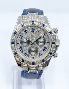 【カスタム】Rolex/ロレックス Cosmograph Daytona 116519を11659912SAに改装 18K ホワイトゴールド #HK10372