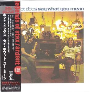 ☆HOT DOGS(ホット・ドッグス)/Say What You Mean◆73年発表のメンフィス産スワンプ＆元祖パワー・ポップの大名盤◇初CD化＆限定紙ジャケ★