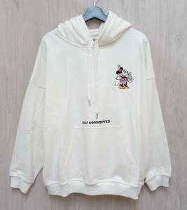 LEVI’S×Disney/リーバイス×ディズニー/パーカー/A0617-0000/STAY CONNECTED MINNIE HOODIE/クリームイエロー/XLサイズ