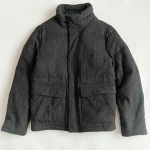 GAP ギャップ　ダウン　ジャケット　メンズ　Ｓ　アウター　メランジ　グレー　灰色　