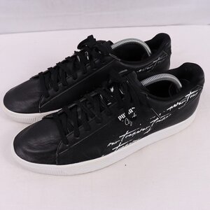 TRAPSTAR CLYDE 27.5cm/puma トラップスター クライド プーマ スニーカー 中古 古着 黒 ブラック 白 柄 メンズ et1799