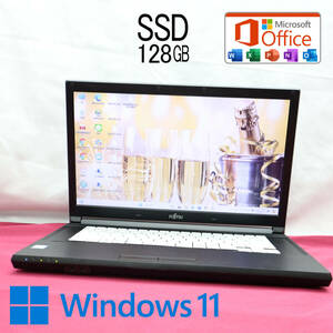 ★中古PC 高性能6世代i5！SSD128GB★A576/P Core i5-6300U Win11 MS Office 中古品 ノートPC★P73540