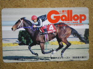 I231Ac・アズマイースト　Gallop　ギャロップ　抽プレ　競馬　未使用　50度数　テレカ