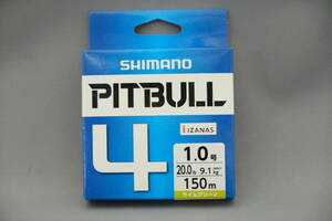 即決!!シマノ★ピットブル4 1.0号 150ｍ★新品 SHIMANO PITBULL