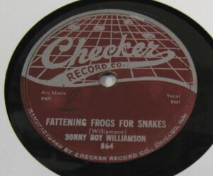 ** BLUES 78rpm **Sonny Boy Williamson Fattening Frogs For Snakes/ I Don