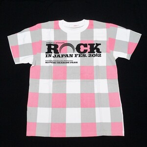 [cc]/ 未使用品 Tシャツ /『ROCK IN JAPAN FES. 2012 / Sサイズ / チェック』/ ロック・イン・ジャパン・フェスティバル