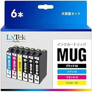 LxTek Purify MUG-4CL マグカップ インク エプソン (Epson) 対応 互換インクカートリッジ MUG 4色